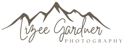 Logo for Lizee Gardner, an Idaho wedding photographer