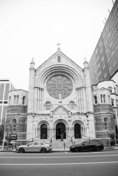 tampa wedding venue, catholic church wedding, downtown wedding, luxury downtown wedding, luxurious tampa wedding photographer, tampa wedding photographer and videographer