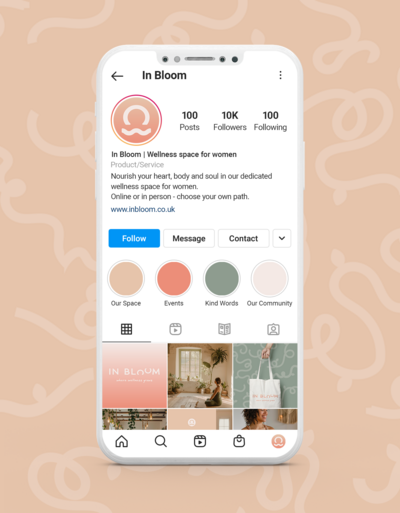 In Bloom brand design