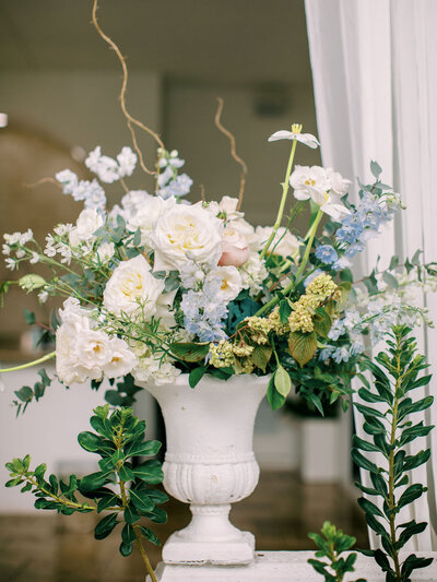lush wedding florals