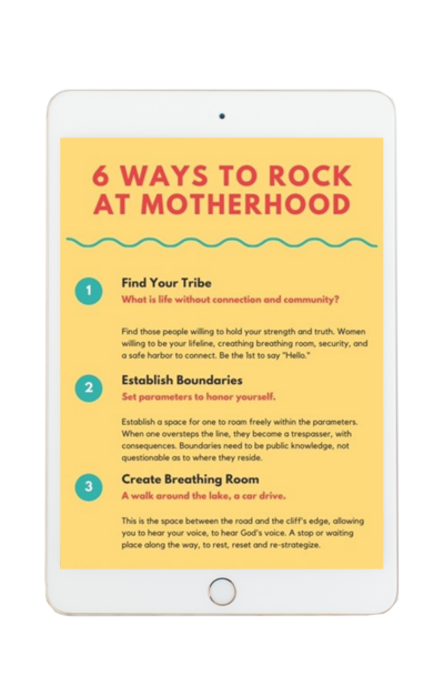 6 Ways To Rock Motherhood Freebie Mock