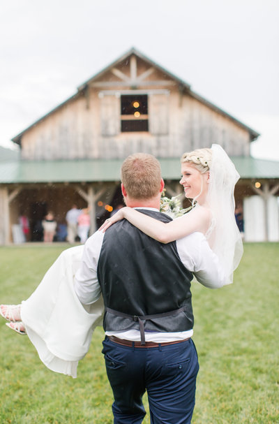 Shades of Blue Rustic Barn Virginia Wedding-218