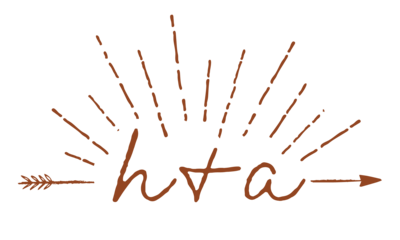 hand and arrow logo