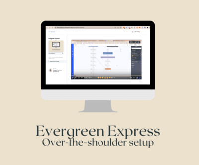 Screenshot image of the product evergreen express by Angela Tan of the SystemsRX