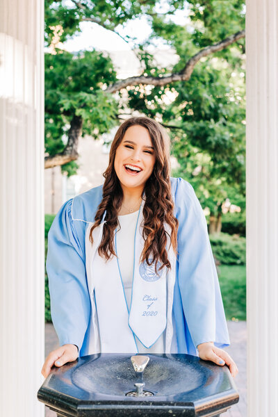 senior session at UNC Chapel Hill with Asheville, NC Family Photographer Rachel Marie Photography