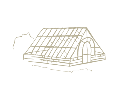 logo in de vorm van een serre.