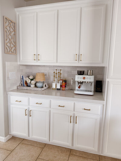 cream kitchen cabinets