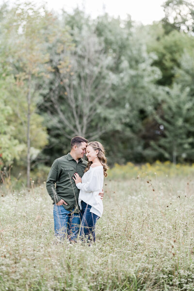 Bride and groom walk up memorial steps at their DC wedding