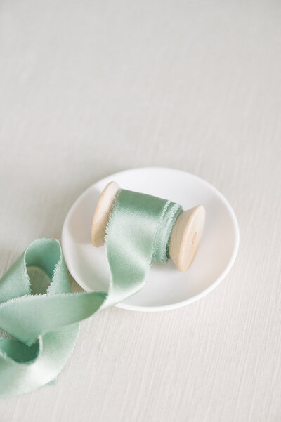 Fern Green Silk Ribbon
