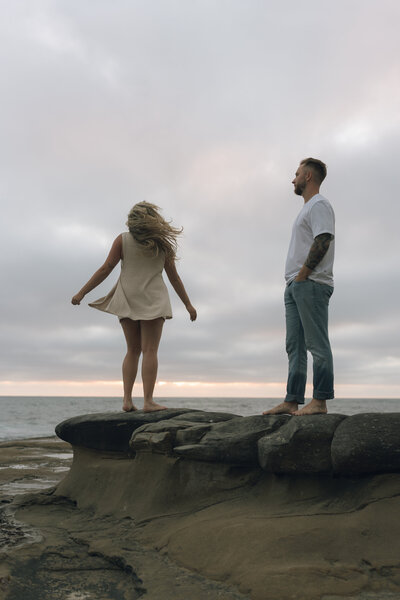 Orange County couples photography session at Laguna Beach