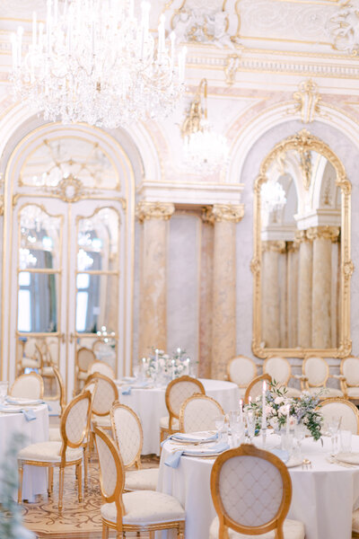 Luxury destination wedding heritage hall of mirros Vienna