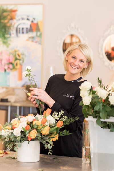 Sadie's Floral lifestyle headshots for florist