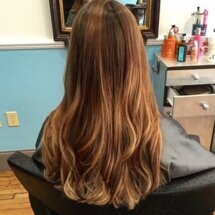 up close photo of Amika haircare products in Parlour hair salon Williamsville