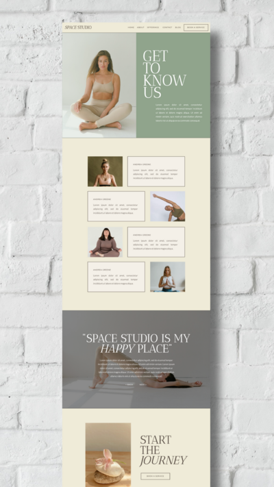 therapist website design