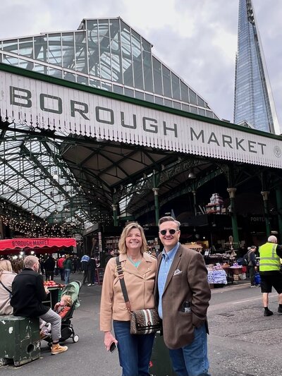 Jason and Kelly at a Borough Market