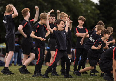 Boys dance group performing at Hellesdon Carnival, Norwich. Taken by event photographer Claire Howes. 