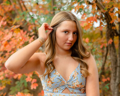 Theater Themed Senior Photo