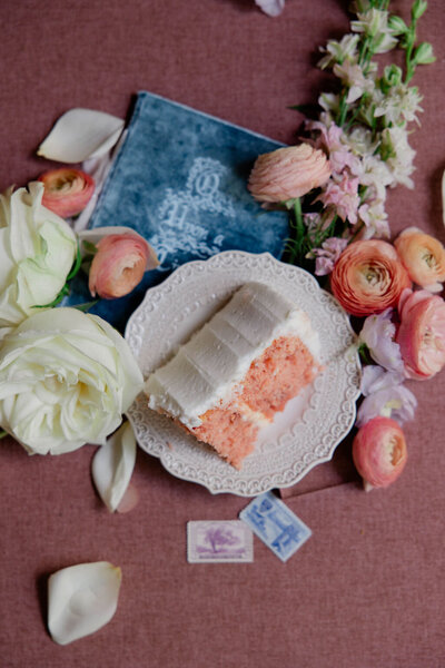 cake flowers and itinerary atlanta wedding