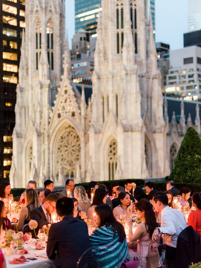 620 Loft & Garden New York City Rooftop Wedding Reception Designed by East Made Co