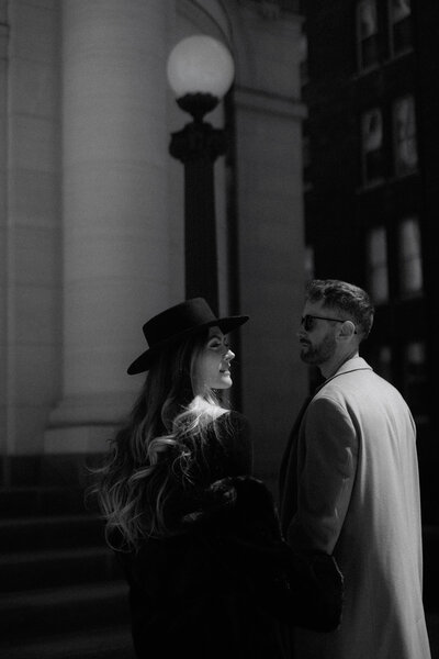 city-couple-engagement-session