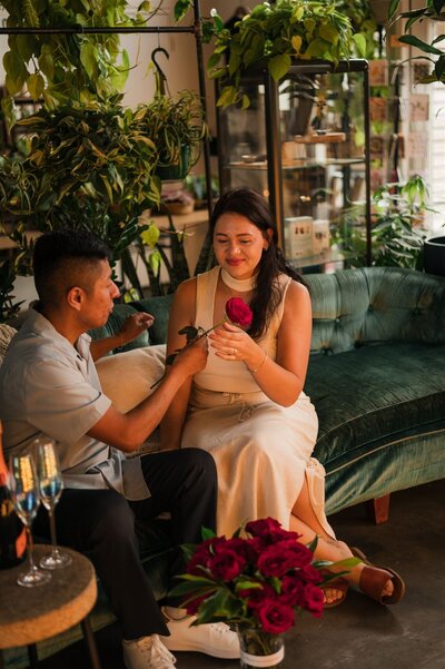 Inclusive wedding ceremony with non-traditional design