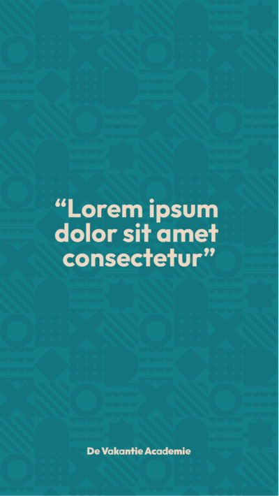 Social media tempate ontwerp