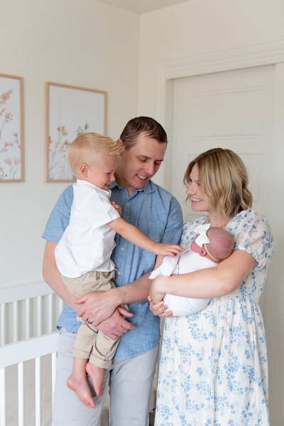 St. George, Utah Lifestyle Newborn family of four