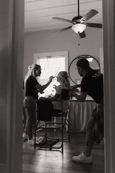 The talented team at Muse Hair and Makeup Artistry, expert Houston makeup and hair stylists dedicated to Houston weddings and bridal looks in Houston, TX, servicing Beaumont as well.