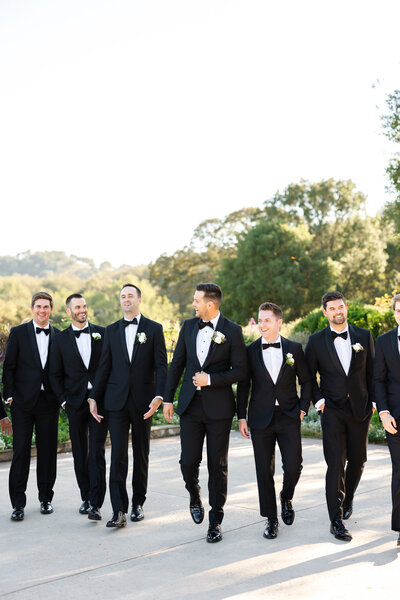 Groom and groomsmen photos - san jose california