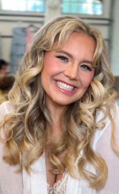 girly soft glam bridal makeup pink berry lip 