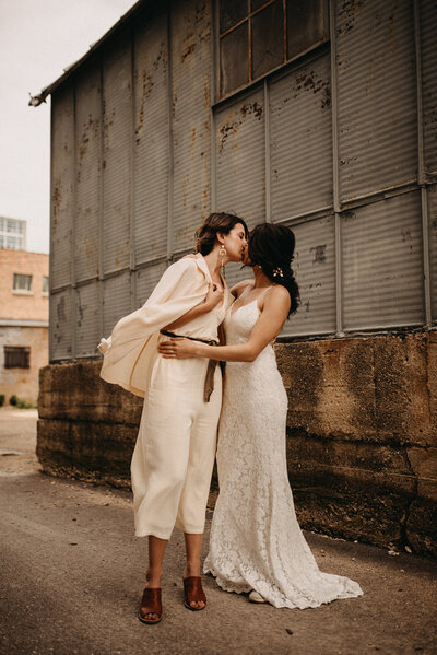 lesbian couple elopement photos