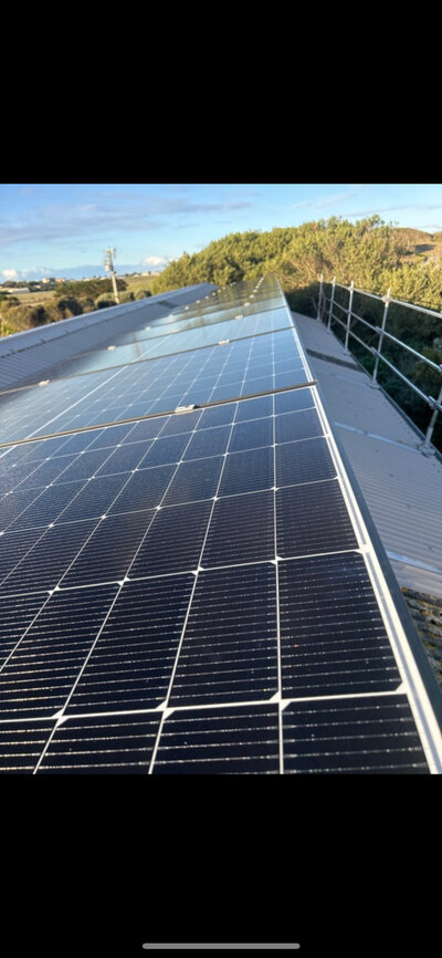 Solar panels on roof warrnambool
