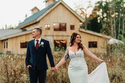 Erin & David's Wedding Portrait | Wedding Photographers in NH