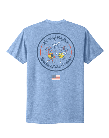 blue pickleball shirt