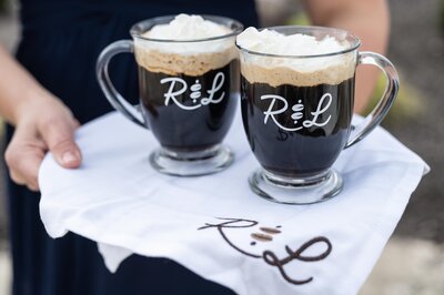 two americanos in Rose and Lois Coffee Mugs