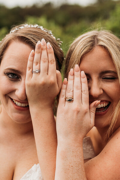 Bride and groom portraits