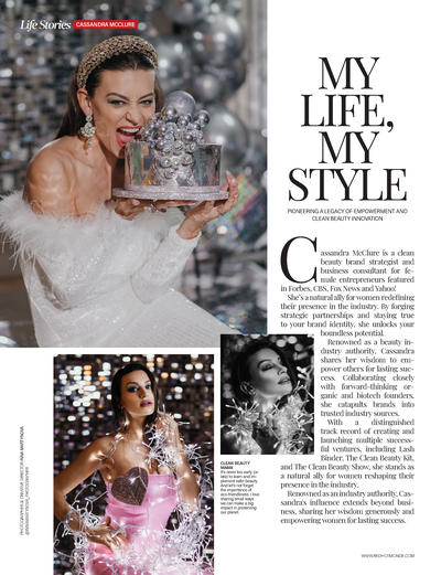 Cassandra article in Redhot Monde "My life, My style"