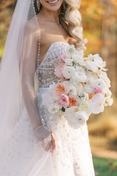Bridal bouquet at Natirar