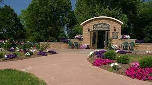 the entrance of a Catholic Holy Site