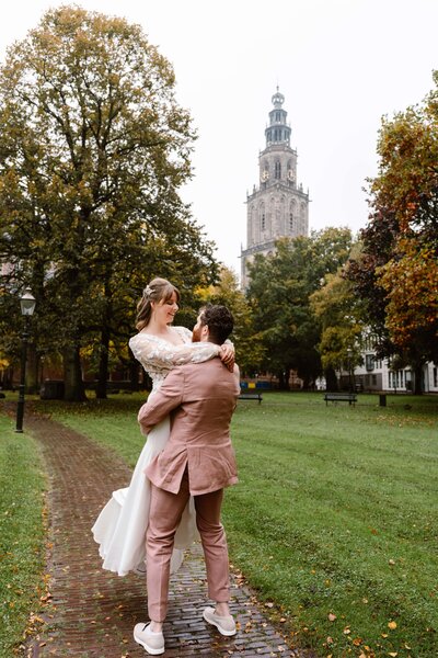 Bruiloft fotograaf Groningen en Drenthe. Ongedwongen romantische foto's van jullie bruiloft.