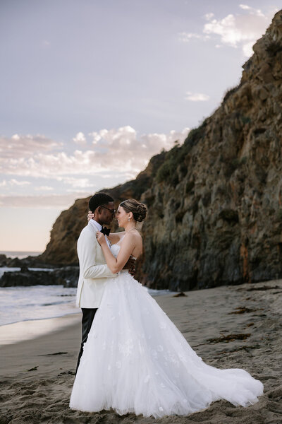 Newport Beach Wedding Couple by Boston Photographer