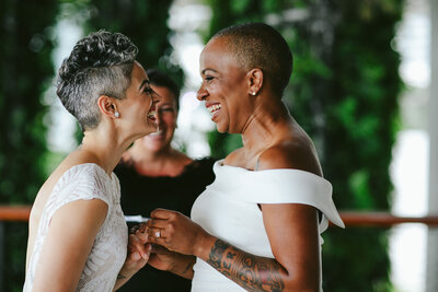 LGBTQ+ Couple on their Wedding Day in St Pete Florida