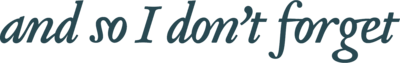 family and newborn photographer melbourne and so i don't forget photography logo
