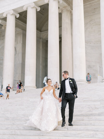 Washington DC Wedding at Jefferson Memorial