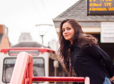 Ana Tamez photoshoot, the owner of ATamez Design, a graphic design agency jumped from a plane back in Mexico.