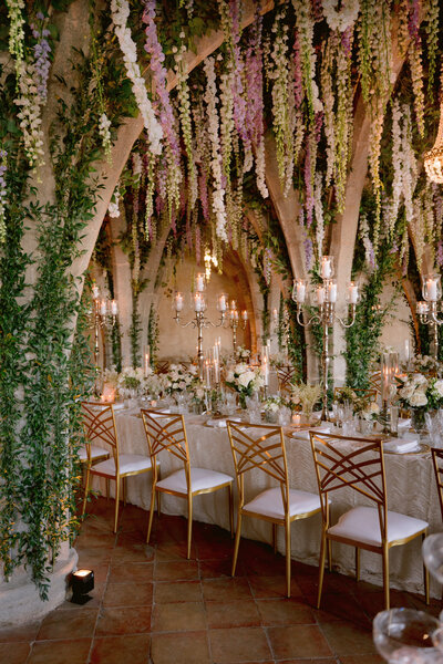 Candlelit wedding reception at The Corinthian Houston