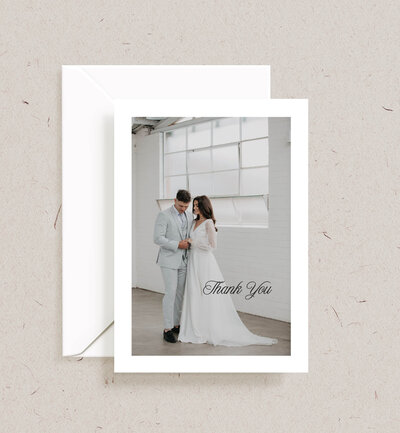 Bg Love double-sided thank you card