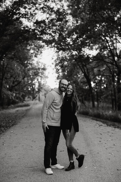 Engagement session at Kent Park near Iowa City