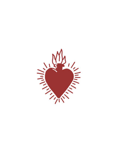 sacred heart red