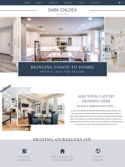 Interior Designer Website Template